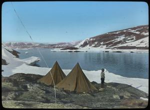 Image: Tents at Littleton Island, Eider Breeding Place